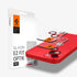 AGL07163 - iPhone 15 Pro / 15 Pro Max Optik Pro Lens Protector in natural titanium showing the device